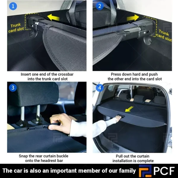 Lexus RX350 Rear Trunk Cargo Cover Lexus RX350 Rear Trunk Cargo Cover