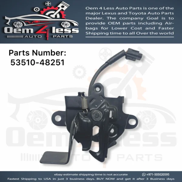 Lexus RX350 Hood Latch 2016–2020 | OEM Used