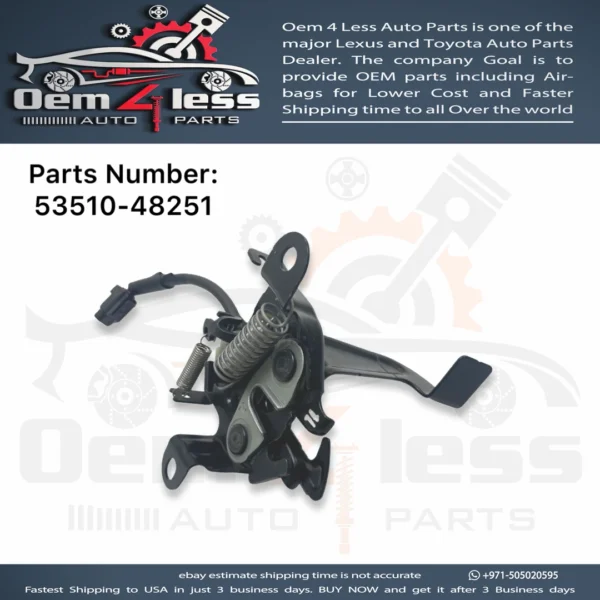 Lexus RX350 Hood Lock Mechanism